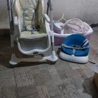 صندلی غذا خوری+وان باطری خور + صندلی  ایمنی کودک