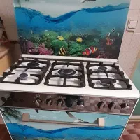 اجاق گاز فر دار پنج شعله