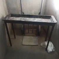 منقل کباب پزی باربیکیو با آهن و پروفیل و ورق محکم