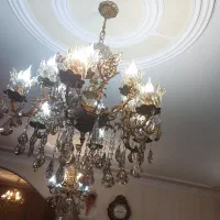لوستر برنز ۱۲ شاخه|لوستر و چراغ آویز|اردبیل, |دیوار