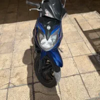 Sym sr200|موتورسیکلت|تهران, چوب تراش|دیوار