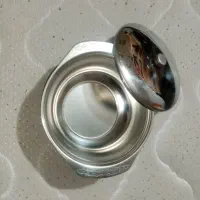 کاسه و ماهیتابه استیل قدیمی|کلکسیون اشیاء عتیقه|اراک, |دیوار