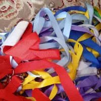 تعداد بیشماری بند تگ با گیره