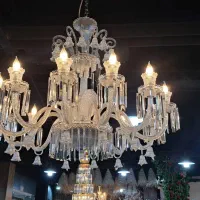 لوستر کریستال شاخع ای مدل لاله تالار/تشریفات