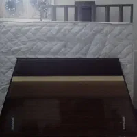 تخت دونفره چوب راش تشک رویال بخاطر نور بد افتاده