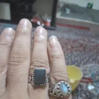 انگشتر نقره رکاب کهنه کار دست