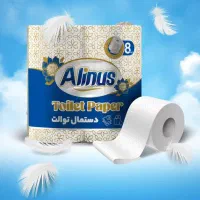 دستمال توالت آلینوس ۸ عددی