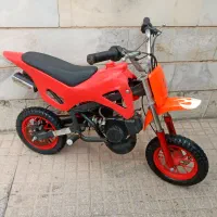 موتور مینی کراس  ۵۰ccبنزینی روشن در حد خشک