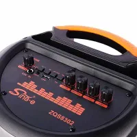 اسپیکر پارتی باکس چرخ دار میکروفون و کنترل|سیستم صوتی خانگی|اراک, |دیوار