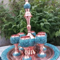 آینه و شمعدان مس وفیروزه|آینه|شیراز, جانبازان|دیوار