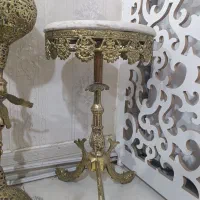 میز تلفن کنارسالنی برنز