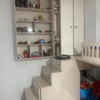 تخت نوجوان همراه با کمد و طبقه|تخت و سرویس خواب|صدرا-فارس, فاز ۲|دیوار