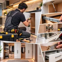 تعمیرات تخصصی کابینت وکمد