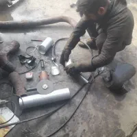 جوشکار  Co2 جهت کار در اگزوز سازی ماشین سنگین