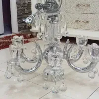 لوستر برنجی، شش شاخه، در حد نو