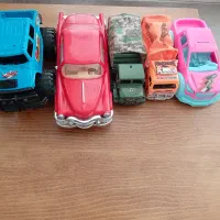 تعدای ماشین اسباب بازی،پازل ، فلش کارت