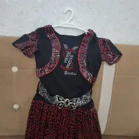 پیراهن دخترونه تا شش سال و کلاه دخترونه