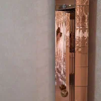 ساعت ایستاده آینه ای