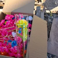 گل رز هفت رنگ رز|گل مصنوعی|محمدشهر, ولدآباد|دیوار