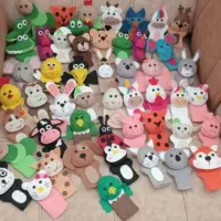 عروسک انگشتی حیوانات|صنایع دستی و سایر لوازم تزئینی|اسلامشهر, شهرک مهدیه|دیوار