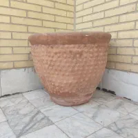 گلدان بزرگ سفالی 46×39|گل و گیاه طبیعی|یزد, |دیوار