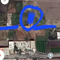 فروش زمین درزینب اباد رامیان نرسیده به پلیس راه