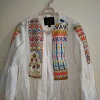 مانتو دخترانه بلند دست دو