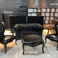چستر مبل خانگی نیایش رنگ بندی با چرم لوکس براق|مبلمان خانگی و میز عسلی|تهران, آبشار تهران (دریاچه)|دیوار