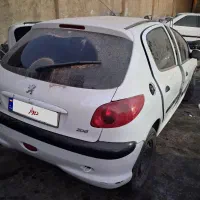 ۲۰۶ تیپ ۵ تصادفی مدل ۹۶|خودرو سواری و وانت|قم, نخودی|دیوار