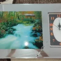 ساعت دیواری با تصویر نوری زیبا و صدای دلنشین|ساعت دیواری و تزئینی|اندیمشک, |دیوار