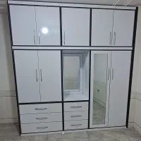 ساخت انواع کابینت وکمد دیواری دراور وغیره|کتابخانه، شلف، قفسههای دیواری|مبارکه, |دیوار