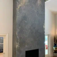 اجرای میکروسمنت و پتینه ورق طلا در گرگان|خدمات پیشه و مهارت|گرگان, |دیوار