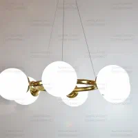 لوستر مدرن اشپزخانه و اتاق آویز حبابی دلسا شش شعله|لوستر و چراغ آویز|تبریز, |دیوار