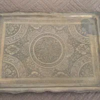 سینی برنجی کار دست