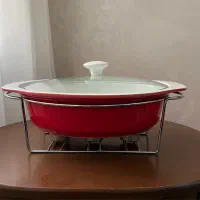 ظرف سرو غذا با شمع