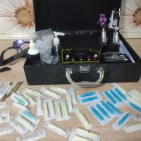 پک کامل دستگاه تاتو با کلی لوازم اضافی|آرایشی، بهداشتی، درمانی|تهران, مسعودیه|دیوار