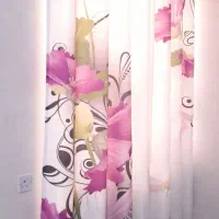 دو  عدد  پنل  پرده  پانچی