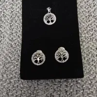 نیم ست تمام نقره شیک قیمت مناسب|جواهرات|لنگرود, |دیوار