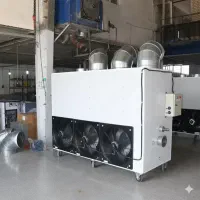 هیتر بخاری گازی کابینتی گلخانه صنعتی سالن 320 هزار