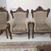 مبلمان ۹ نفره استیل|مبلمان خانگی و میز عسلی|گرمسار, |دیوار