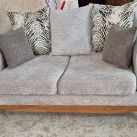 فروش مبل ۷نفره کاملا نو و سالم با جلو مبلی|مبلمان خانگی و میز عسلی|مهریز, |دیوار