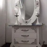 اینه شعمدان با میز