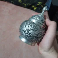 قندان قلم زنی قدیمی|صنایع دستی و سایر لوازم تزئینی|اصفهان, شمس آباد|دیوار