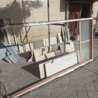 فروش یک چارچوب فلزی ویک در چوبی نیم لنگە