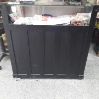 میز پیشخوان قفسه ی چوبی و رگال