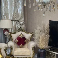 مبلمان استیل سلطنتی وناهارخوری ورق طلا درحد جهیزیه|مبلمان خانگی و میز عسلی|تهران, شمس‌آباد|دیوار