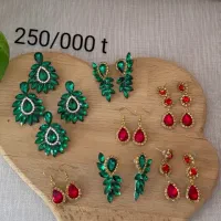 گوشواره های نگین سنگی