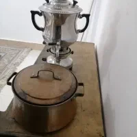 سماور برنجی قابلمه مسی