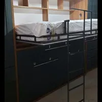تخت تاشو تخت ثابت تخت تخت دوطبقه|تخت و سرویس خواب|بیرجند, |دیوار