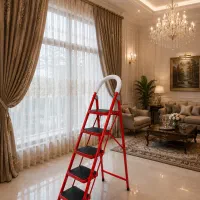 نردبان خانگی تاشوی فلزی خوشنام ،، (اندیشه فاز یک)
